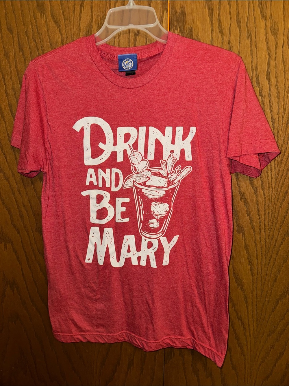 Brew City Men’s Drink And Be Mary Red Graphic Tee